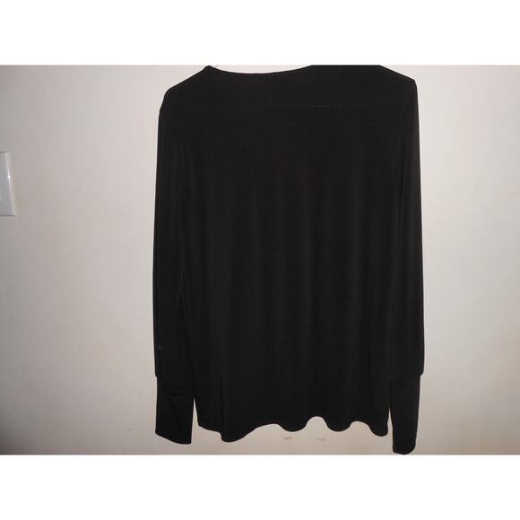 Banana Republic Women's Long Sleeve V Neck Pullover Top Size M Polyblend - Picture 5 of 5